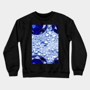 Jewel Pattern - Blue Sapphire, for a bit of luxury in your life! #3 Crewneck Sweatshirt